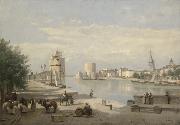 The Harbor of La Rochelle Jean-Baptiste-Camille Corot